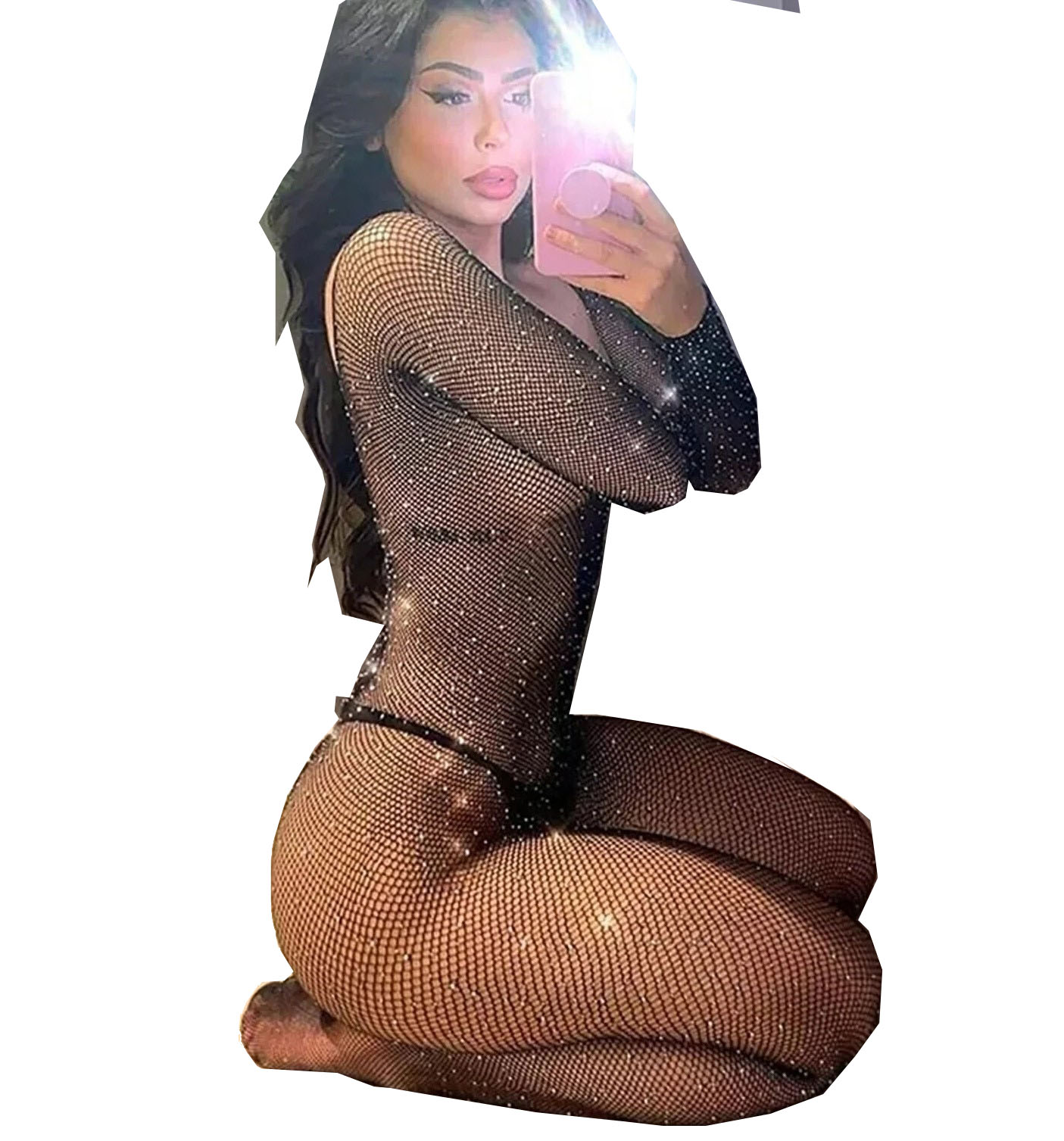 Fishnet Stocking Women - Büyük Beden Erotik Seksi İç Çamaşırı
