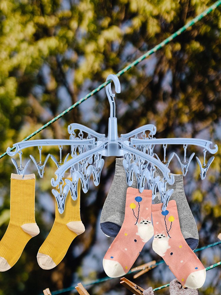 24 klipsli katlanır elbise kur - Sock Organizer Tray incelemesi ve fiyatı