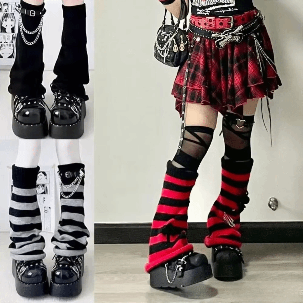 Japon Tarzı Harajuku Örgü Baca - Boot Sock Slouchy incelemesi ve fiyatı