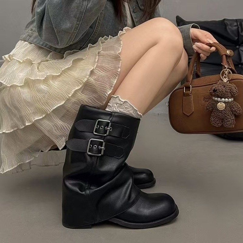 Kadın Siyah Bol Paçalı Bot Çif - Boot Sock Slouchy incelemesi ve fiyatı