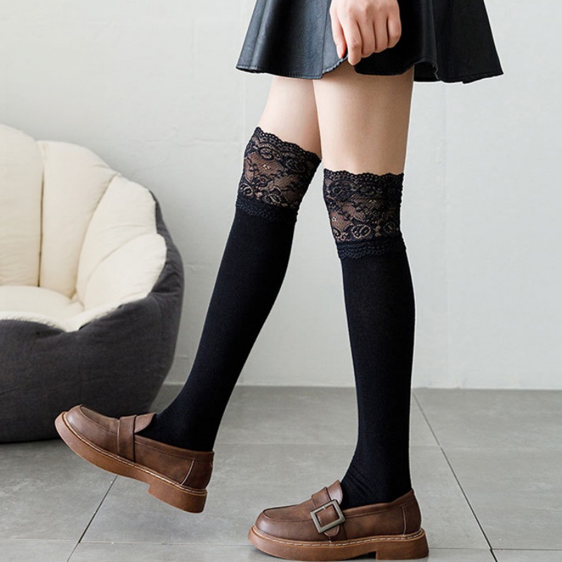 İlkbahar Sonbahar Beyaz Dantel - Boot Sock Slouchy incelemesi ve fiyatı