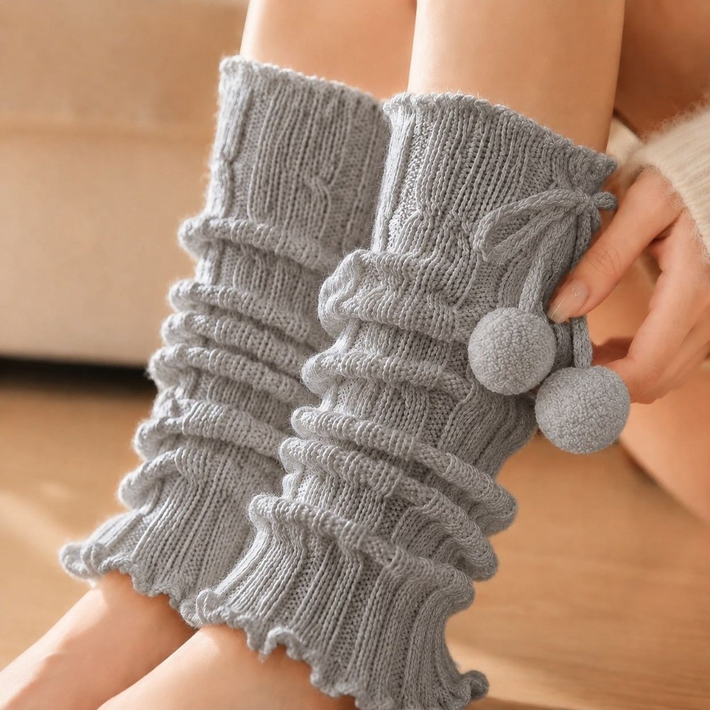 Örme Bacak Isıtıcıları, Fırfır - Boot Sock Slouchy incelemesi ve fiyatı