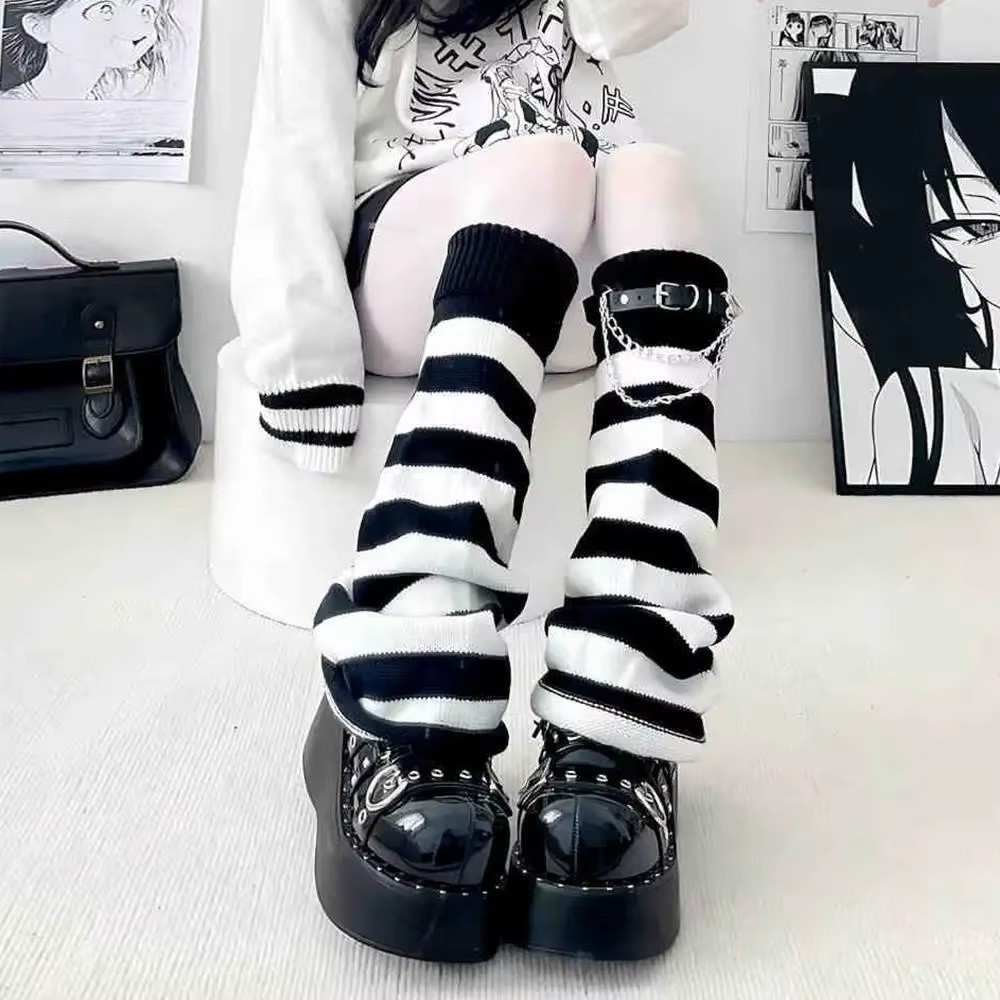 Gotik Harajuku Örgü Bacak Isıt - Boot Sock Slouchy incelemesi ve fiyatı